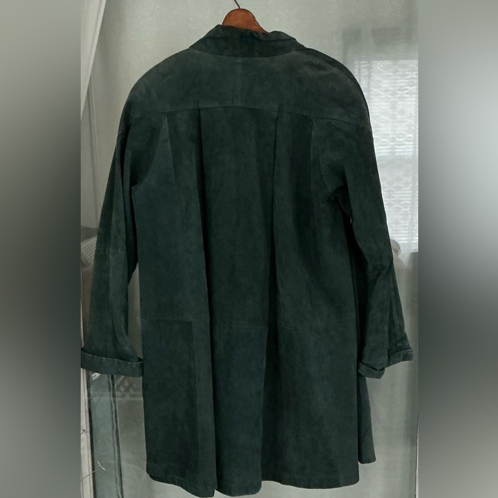 Vintage Ellen Ashley 100% Suede Swing Coat - Picture 2 of 9